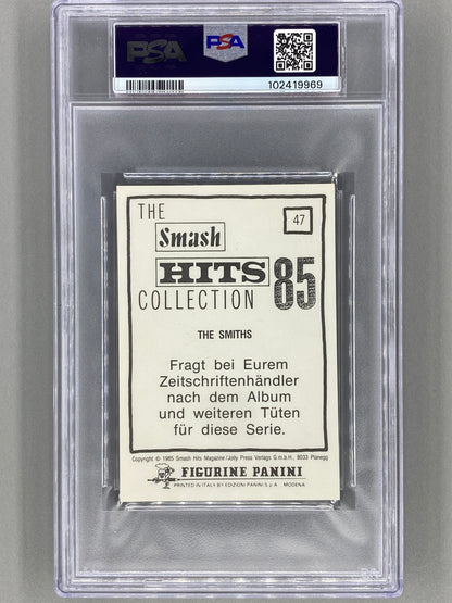 1985 Panini #47 The Smiths (German) Smash Hits Collection PSA 7 Pop 1 (Music) (Copy)