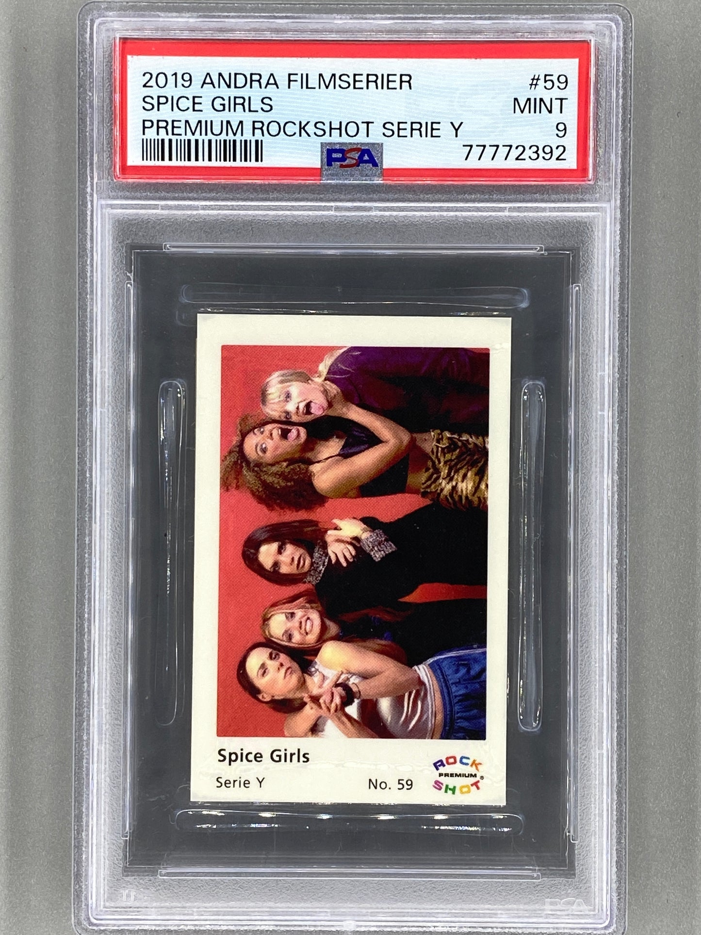 2019 Andra Filmserier #59 Spice Girls Premium ROCKSHOT Serie Y PSA 9 Pop 4 (Music)