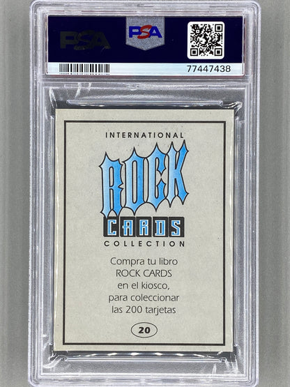 1994 Ultra Figus #20 Metallica Intl Rock Cards Collection PSA 7 - Pop 3 (Music)