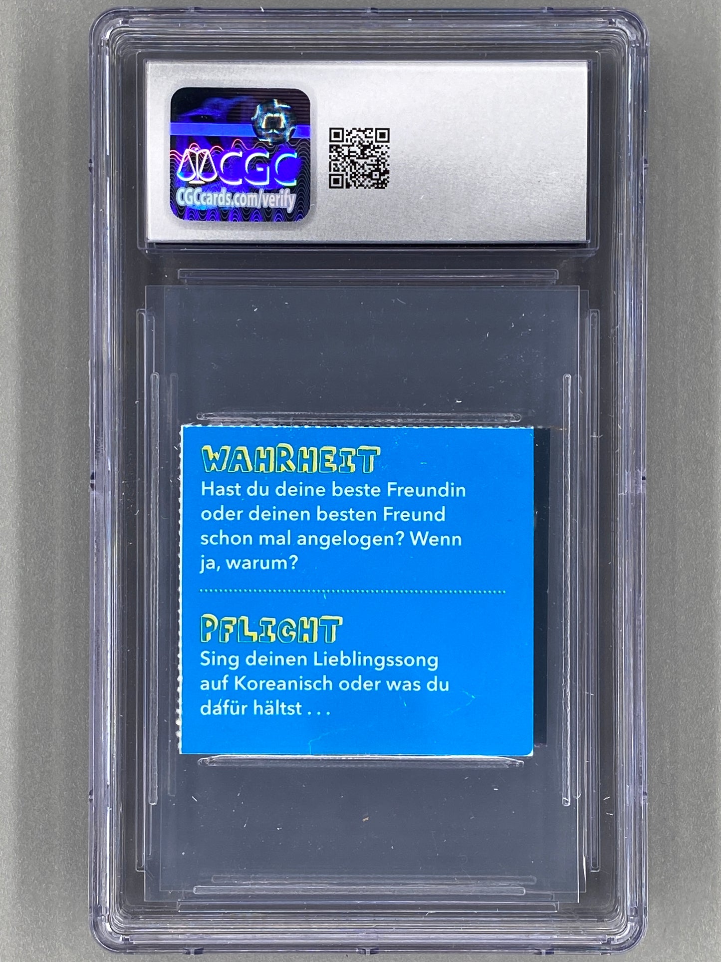 2023 Bravo Blackpink Truth / Dare Card (Germany) CGC 3.5 Pop 1 (Music)