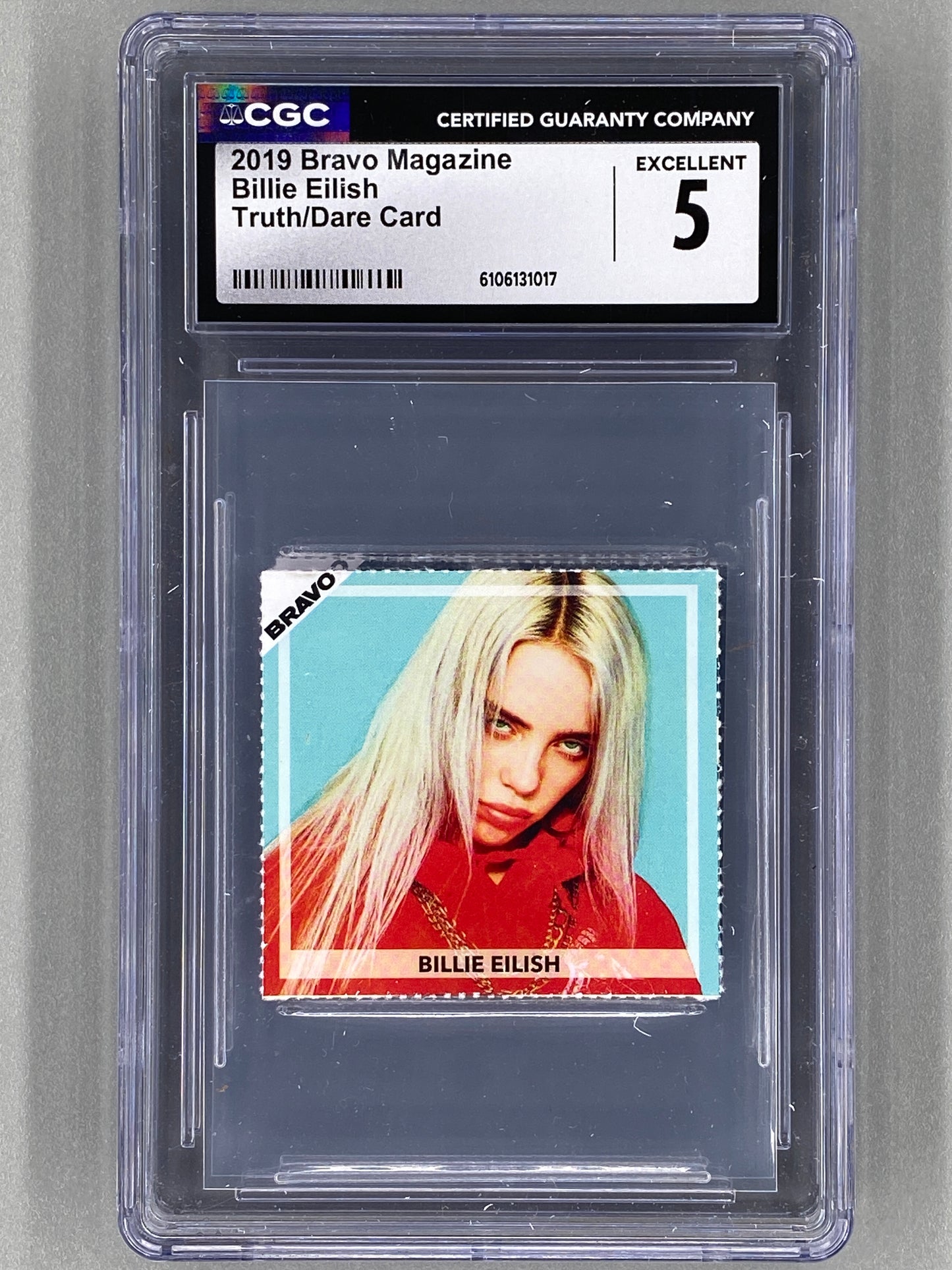2019 Bravo Billie Eilish Truth / Dare Card (Germany) CGC 5 Pop 1 (Music)