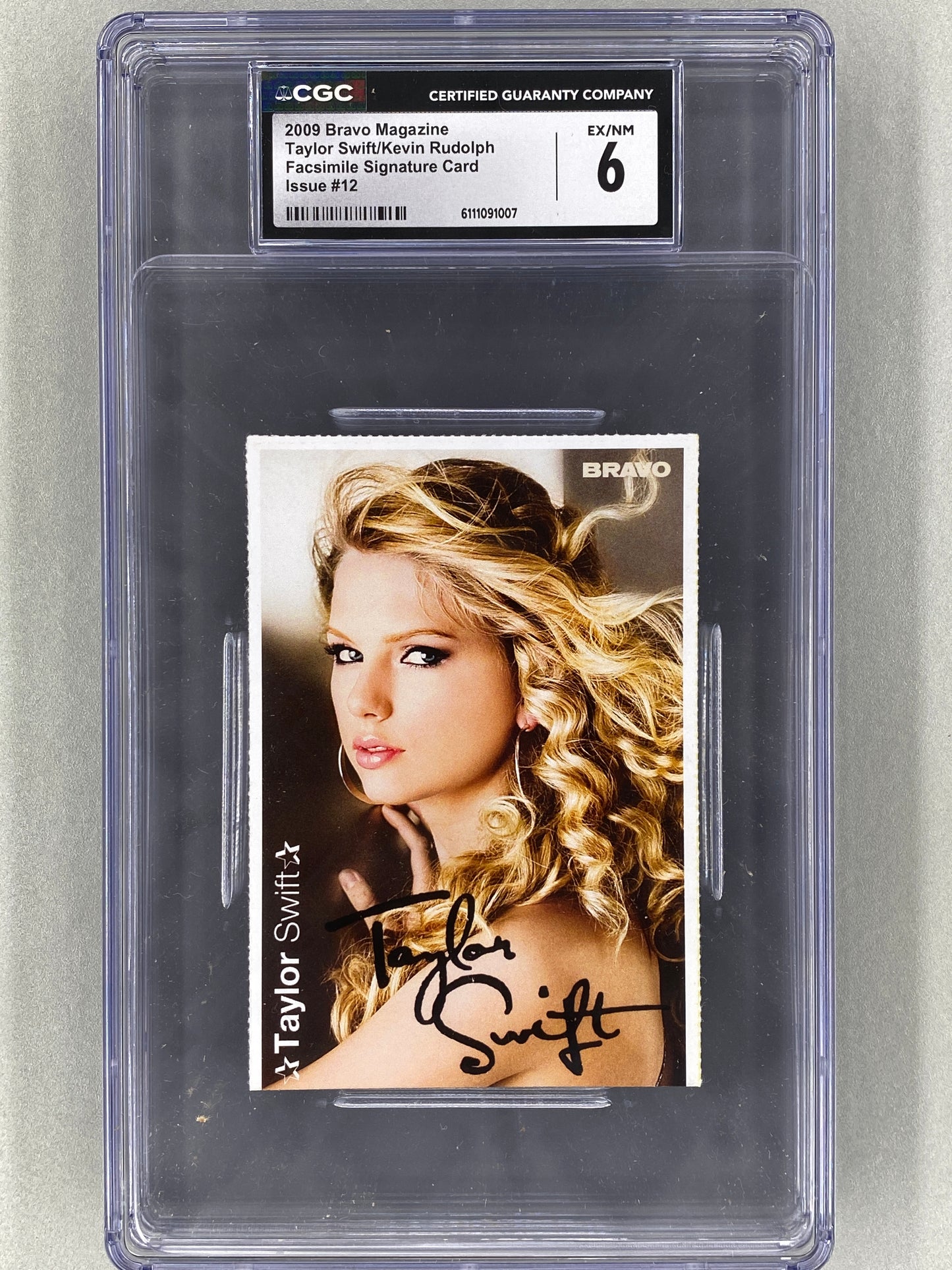 2009 Bravo Nr. 12 Taylor Swift / Kevin Rudolph (Germany) CGC 6 Pop 1 (Music)