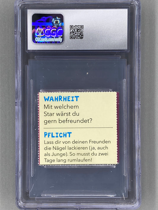 2020 Bravo Nr 7 Billie Eilish Truth or Dare Card (Germany) CGC 7 Pop 1 (Music)