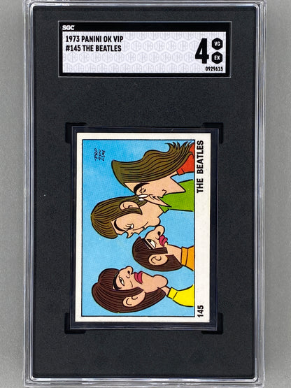 1973 Panini #145 The Beatles OK VIP SGC 4 - Pop 1 (Music)