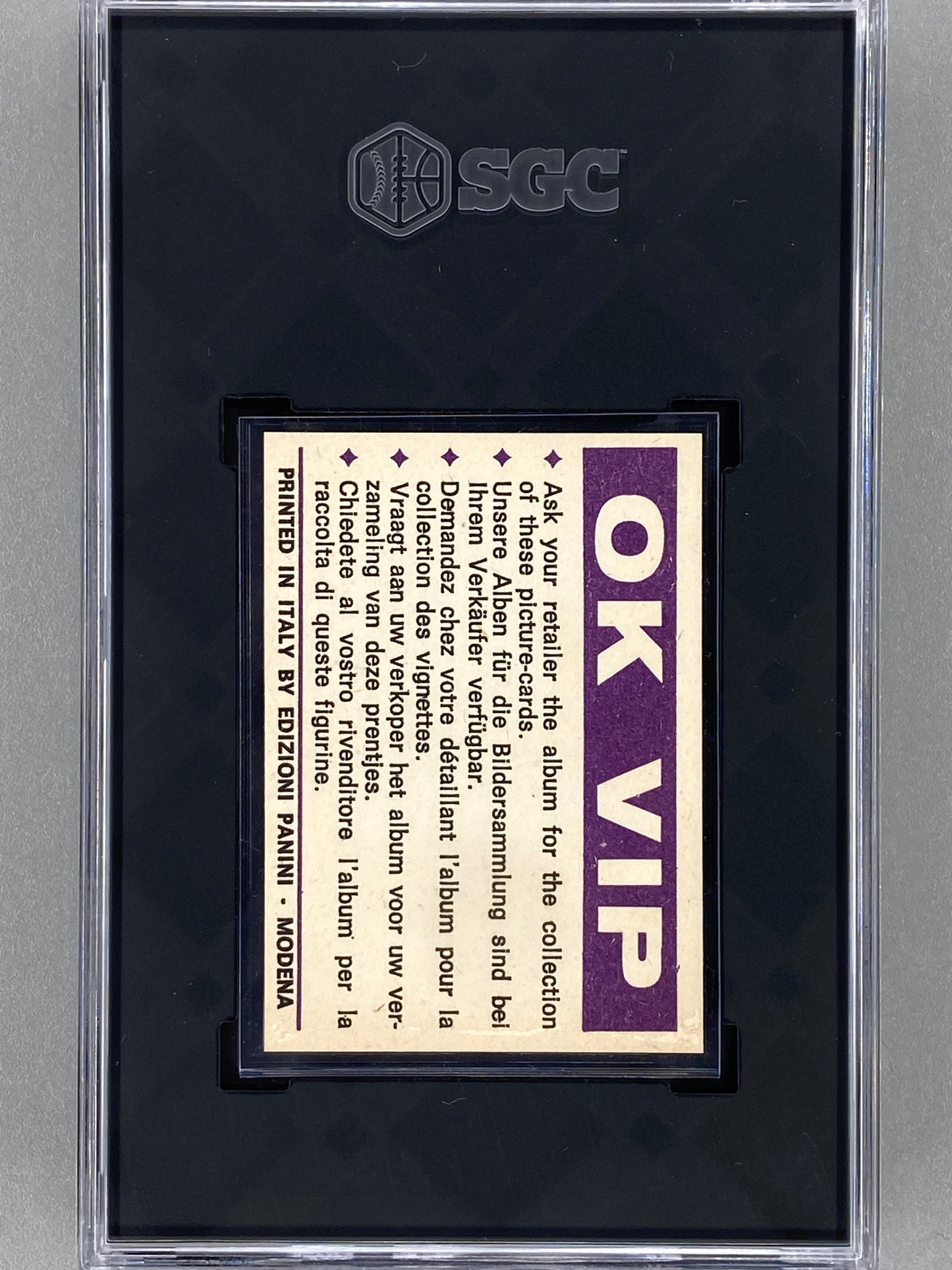 1973 Panini #145 The Beatles OK VIP SGC 4 - Pop 1 (Music)