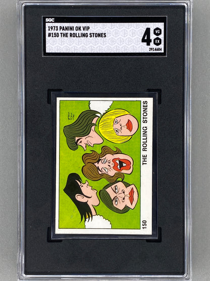 1973 Panini #150 The Rolling Stones OK VIP SGC 4 - Pop 2 (Music)