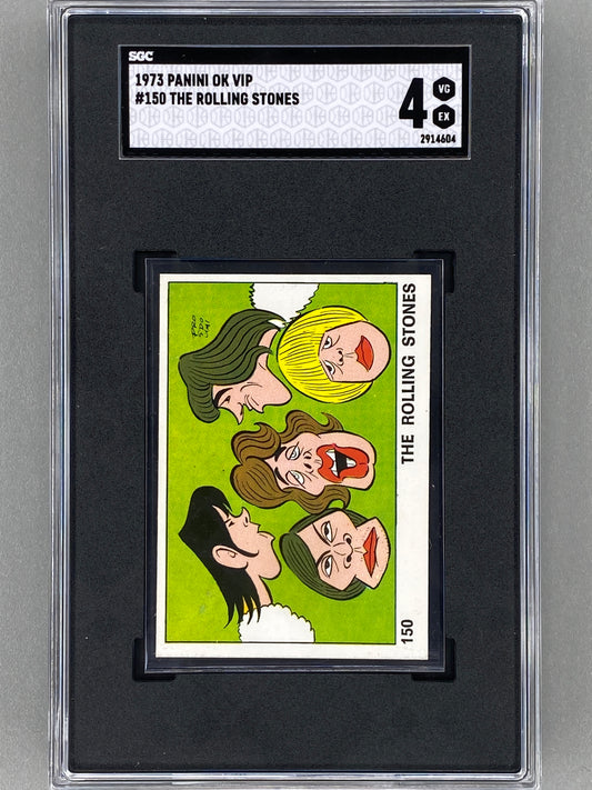 1973 Panini #150 The Rolling Stones OK VIP SGC 4 - Pop 2 (Music)
