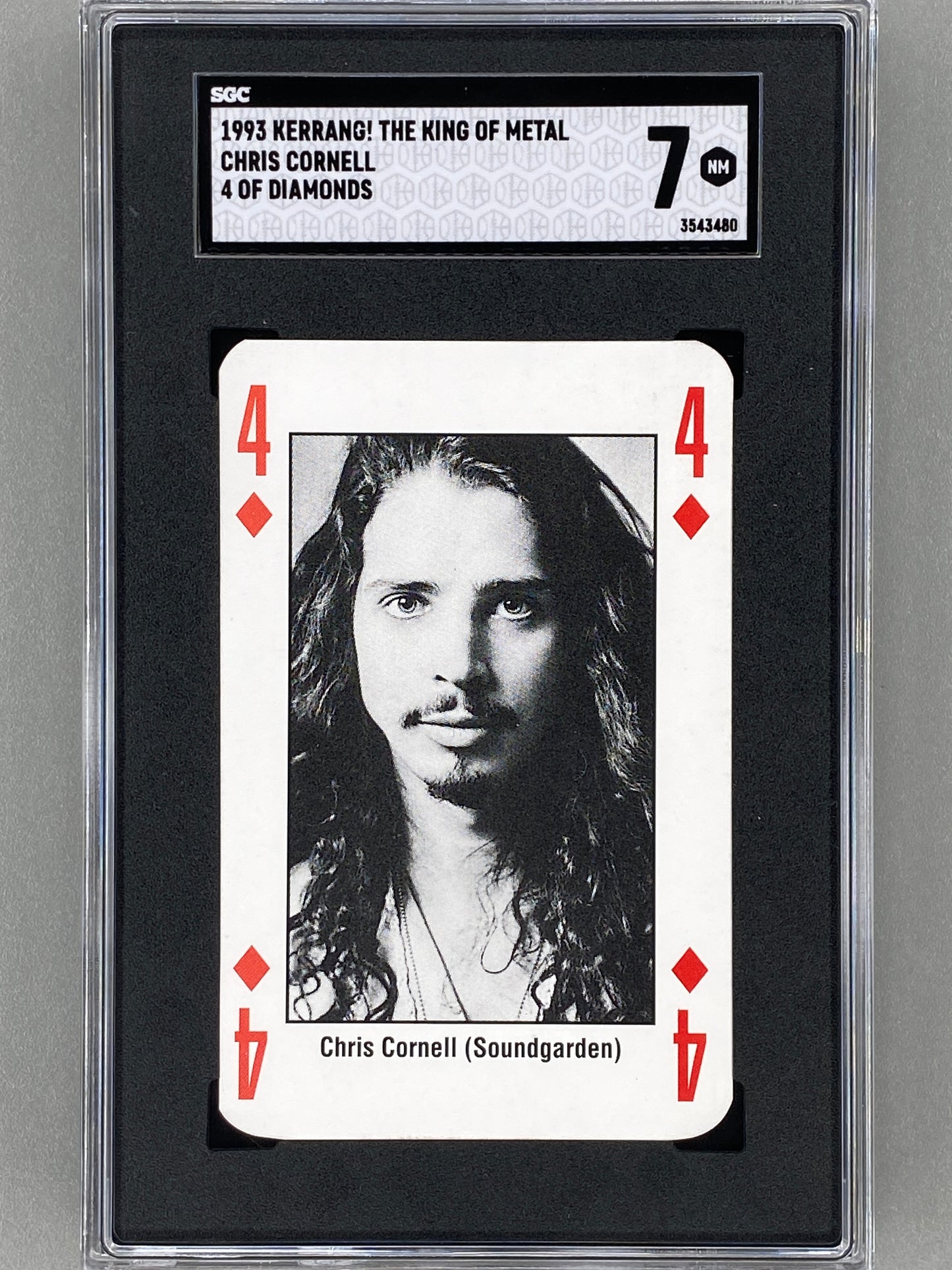 1993 Kerrang! 4 of Diamonds Chris Cornell The King of Metal SGC 7 - Pop 1 (Music)