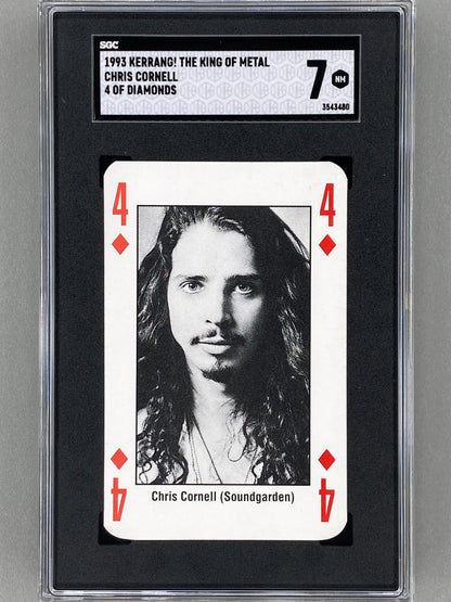 1993 Kerrang! 4 of Diamonds Chris Cornell The King of Metal SGC 7 - Pop 1 (Music)