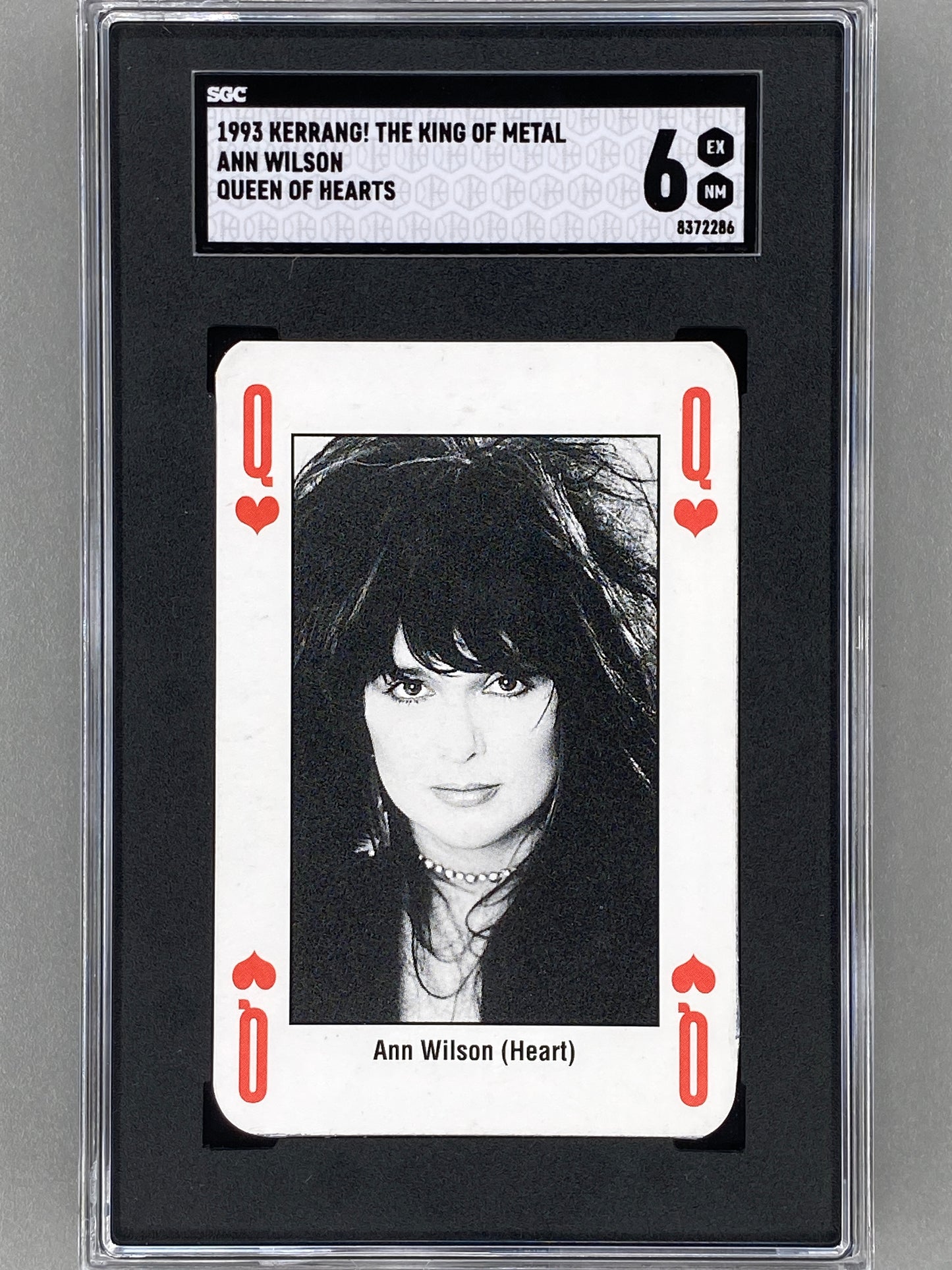 1993 Kerrang! Queen of Hearts Ann Wilson The King of Metal SGC 6 - Pop 1 (Music)