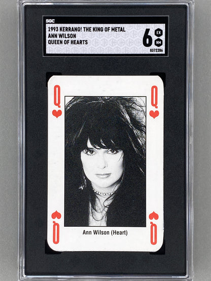 1993 Kerrang! Queen of Hearts Ann Wilson The King of Metal SGC 6 - Pop 1 (Music)