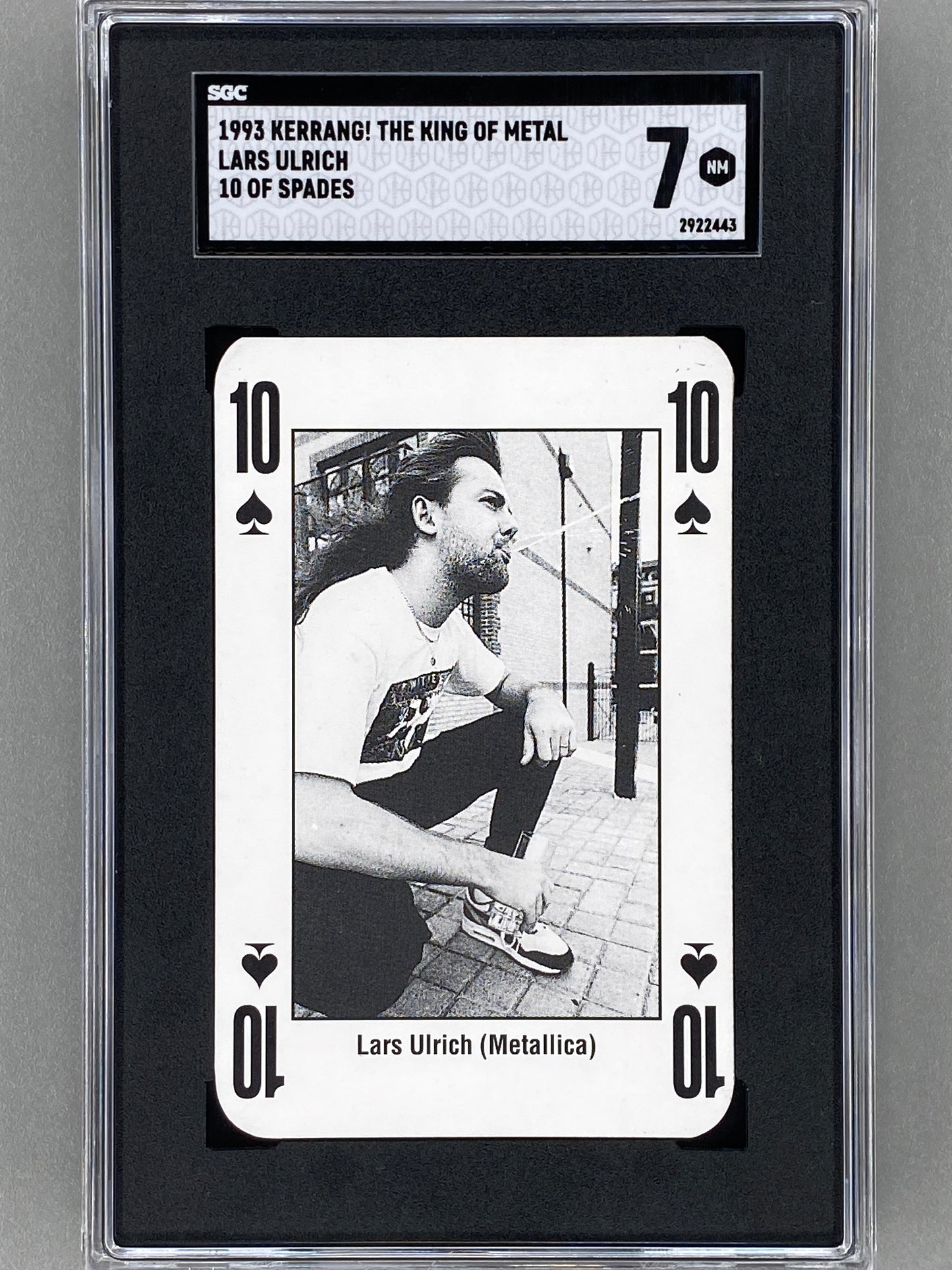 1993 Kerrang! 10 of Spades Lars Ulrich The King of Metal SGC 7 - Pop 1 (Music)