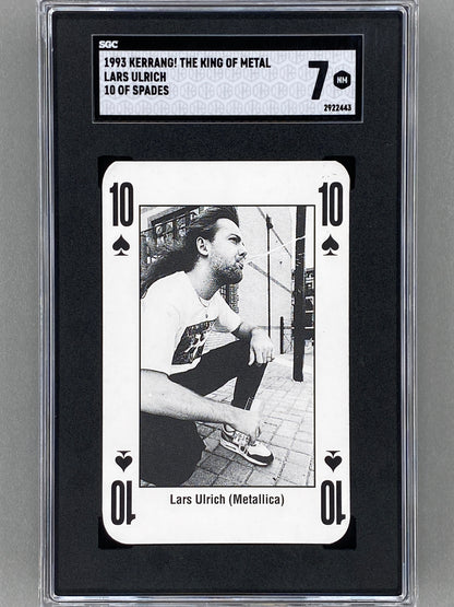 1993 Kerrang! 10 of Spades Lars Ulrich The King of Metal SGC 7 - Pop 1 (Music)
