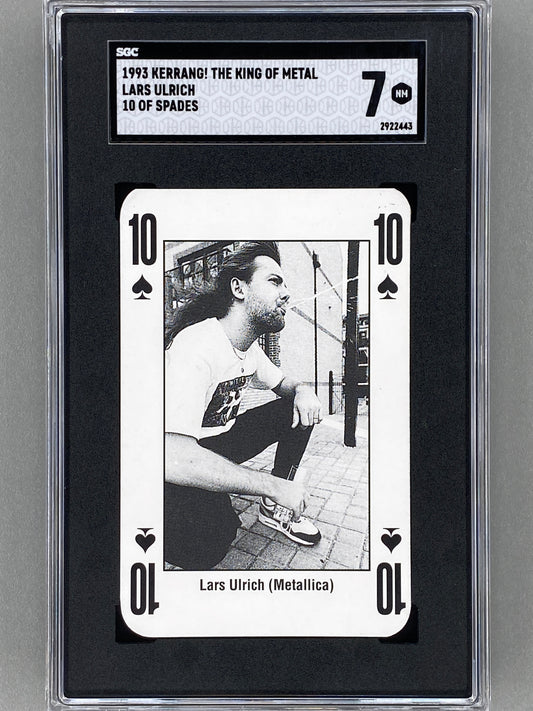 1993 Kerrang! 10 of Spades Lars Ulrich The King of Metal SGC 7 - Pop 1 (Music)