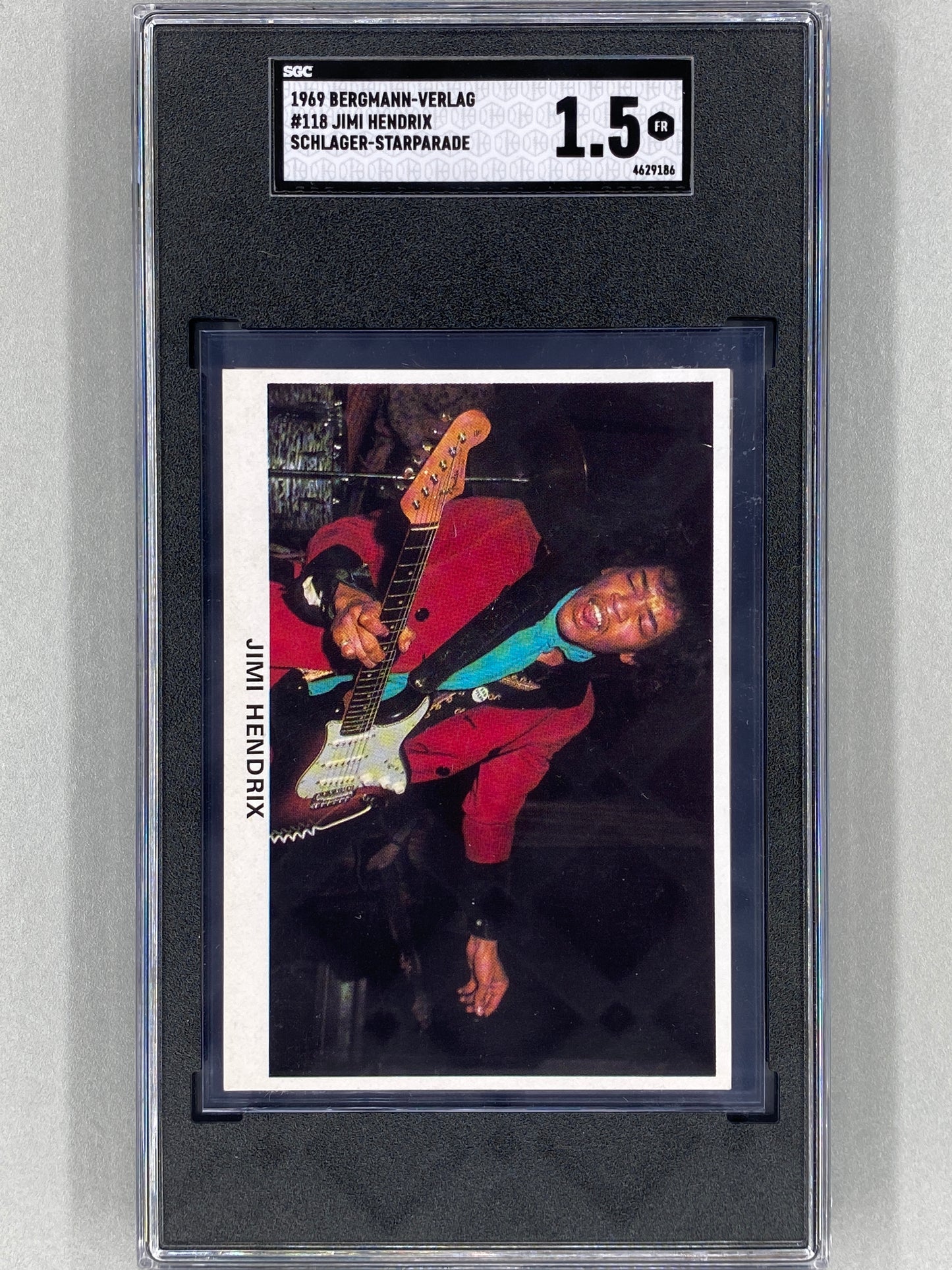 1969 Bergmann-Verlag #118 Jimi Hendrix Schlager Star Parade SGC 1.5 Pop 1 (Music)