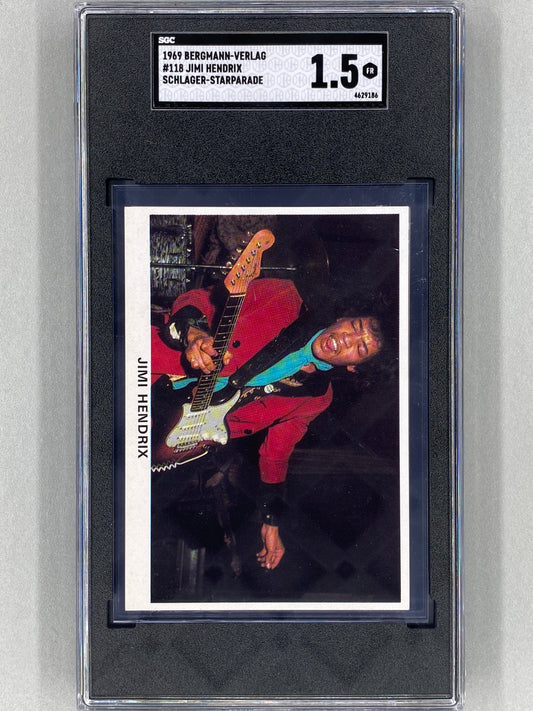 1969 Bergmann-Verlag #118 Jimi Hendrix Schlager Star Parade SGC 1.5 Pop 1 (Music)