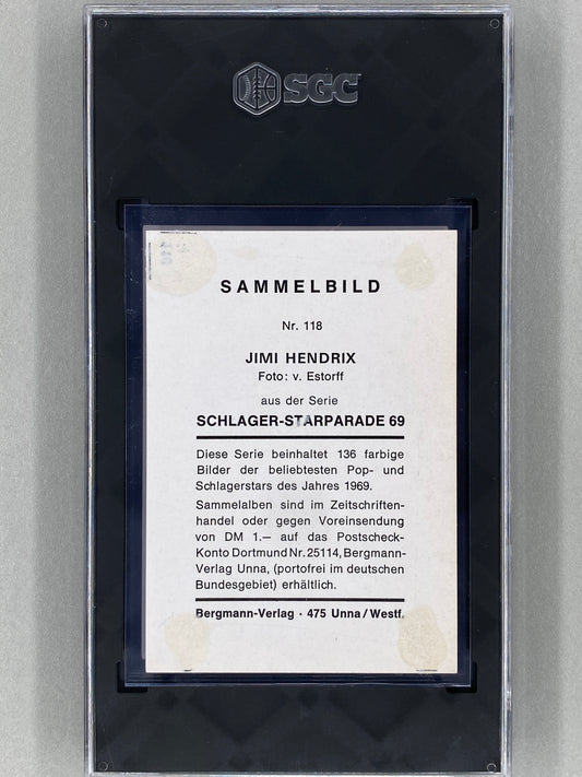 1969 Bergmann-Verlag #118 Jimi Hendrix Schlager Star Parade SGC 1.5 Pop 1 (Music)