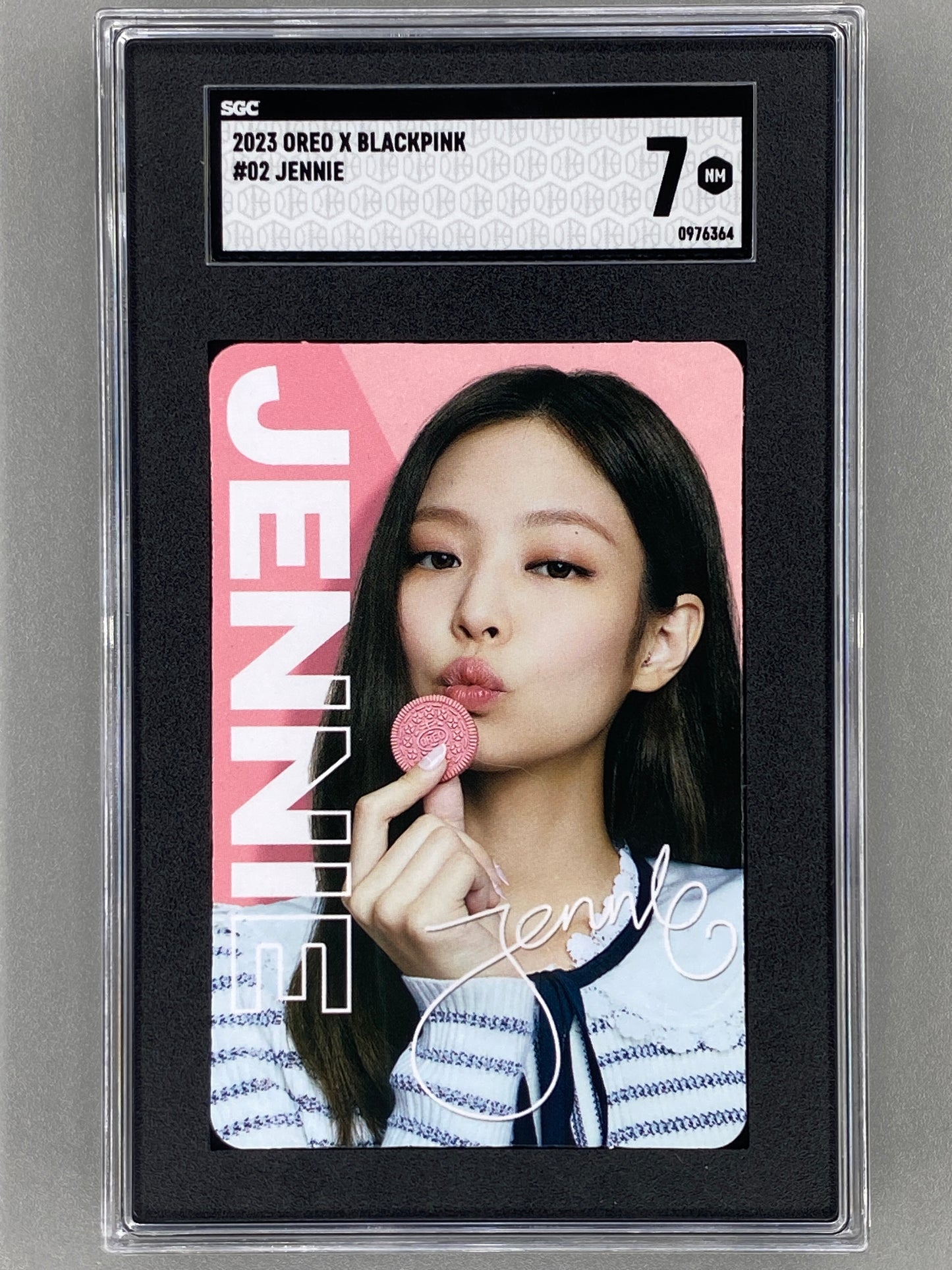 5 Card Lot - 2023 Oreo X #1-5 Blackpink SGC Graded (Music)