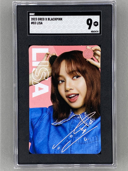 5 Card Lot - 2023 Oreo X #1-5 Blackpink SGC Graded (Music)