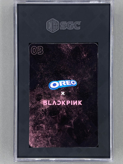 5 Card Lot - 2023 Oreo X #1-5 Blackpink SGC Graded (Music)