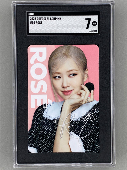 5 Card Lot - 2023 Oreo X #1-5 Blackpink SGC Graded (Music)