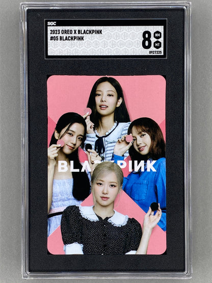 5 Card Lot - 2023 Oreo X #1-5 Blackpink SGC Graded (Music)