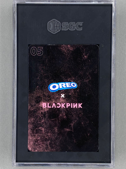 5 Card Lot - 2023 Oreo X #1-5 Blackpink SGC Graded (Music)
