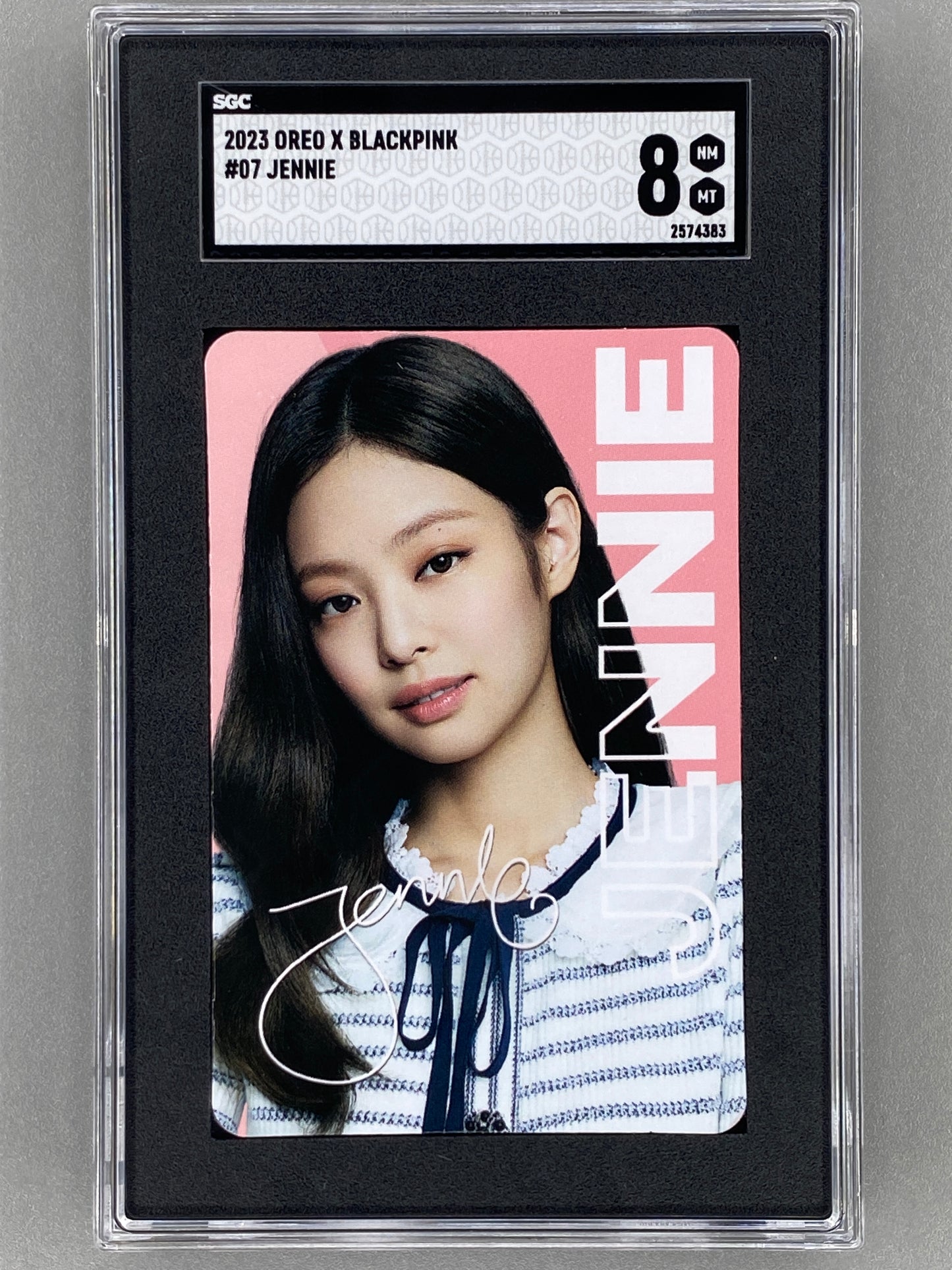 5 Card Lot - 2023 Oreo X #6-10 Blackpink SGC Graded (Music)