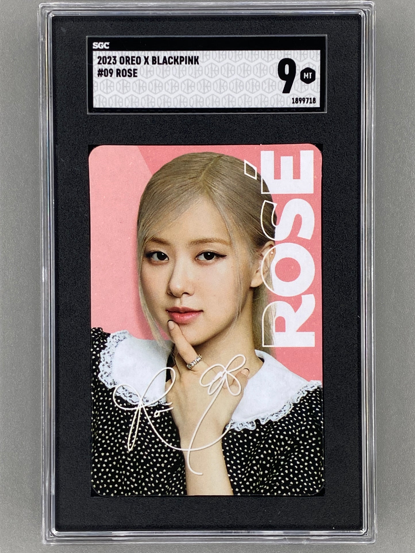 5 Card Lot - 2023 Oreo X #6-10 Blackpink SGC Graded (Music)