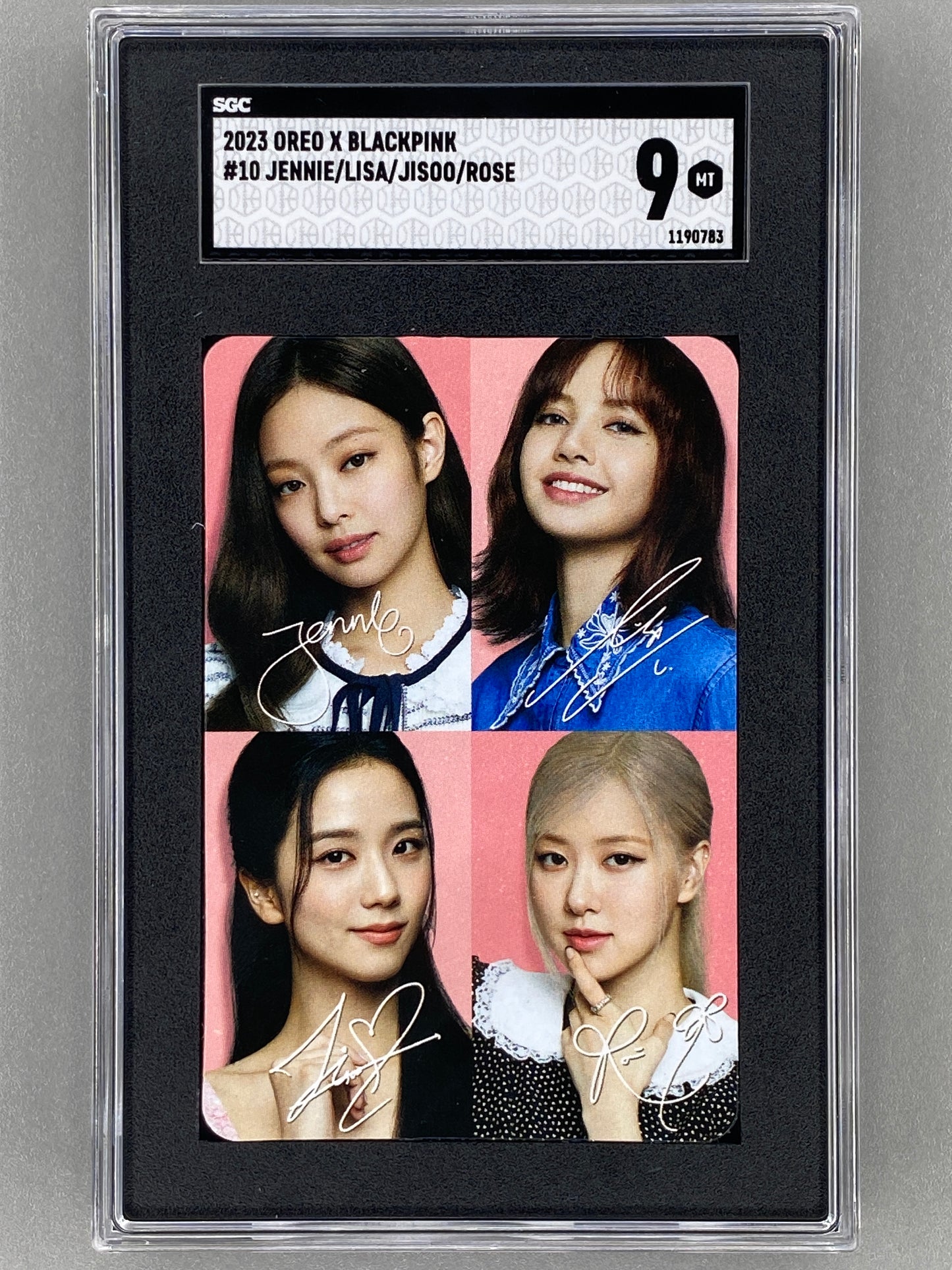 5 Card Lot - 2023 Oreo X #6-10 Blackpink SGC Graded (Music)