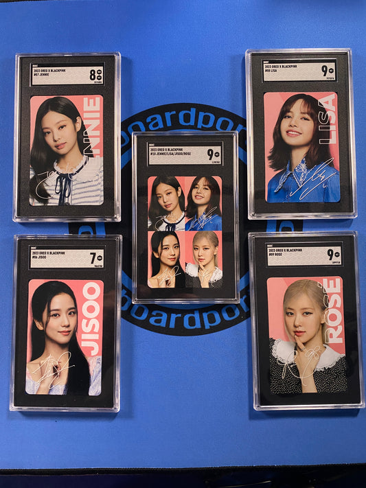 5 Card Lot - 2023 Oreo X #6-10 Blackpink SGC Graded (Music)
