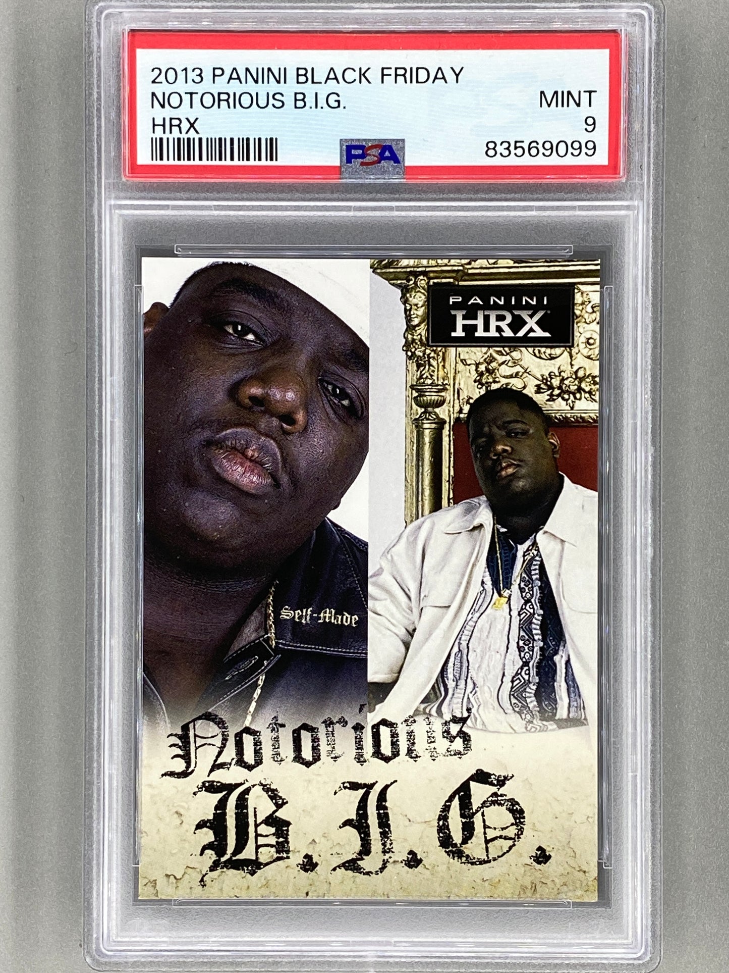 2013 Panini Black Friday Notorious B.I.G. HRX PSA 9 Pop 99 (Music)