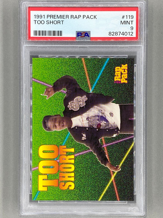 1991 Premier Rap Pack #119 Too Short PSA 9 - Pop 10 (Music)