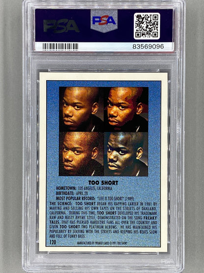 1991 Premier Rap Pack #120 Too Short PSA 9 - Pop 19 (Music)