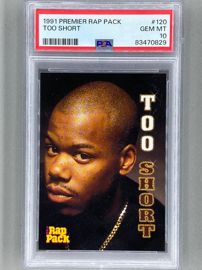 1991 Premier Rap Pack #120 Too Short PSA 10 - Pop 11 (Music)