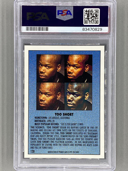 1991 Premier Rap Pack #120 Too Short PSA 10 - Pop 11 (Music)
