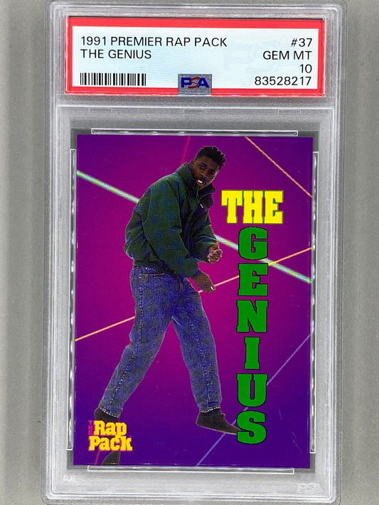 1991 Premier Rap Pack #37 The Genius PSA 10 - Pop 6 (Music)