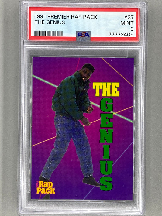 1991 Premier Rap Pack #37 The Genius PSA 9 - Pop 12 (Music)