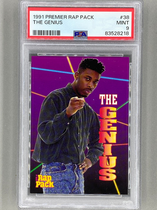 1991 Premier Rap Pack #38 The Genius PSA 9 - Pop 12 (Music)