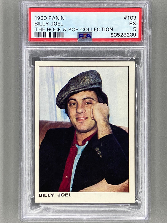 1980 Panini #103 Billy Joel The Rock & Pop Collection PSA 5 Pop 2 - 11 Higher (Music)