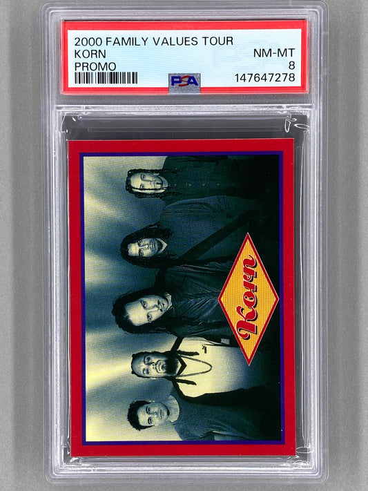 2000 Family Values Tour Korn Promo PSA 8 Pop 5 (Music)