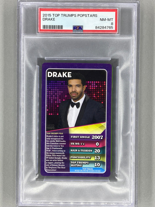 2015 Top Trumps Drake Popstars PSA 8 Pop 6 (Music)