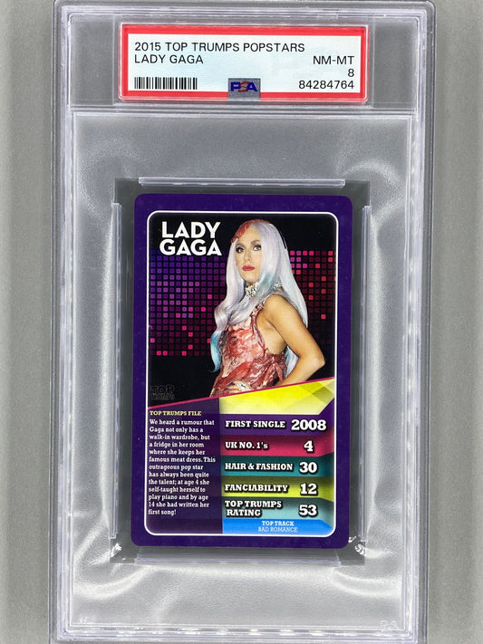 2015 Top Trumps Lady Gaga Popstars PSA 8 Pop 1 (Music)