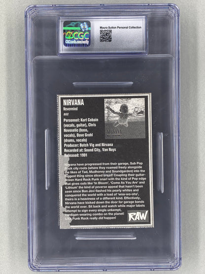 1992 RAW Magazine Nirvana (UK) CGC 8 Pop 1 (Music)