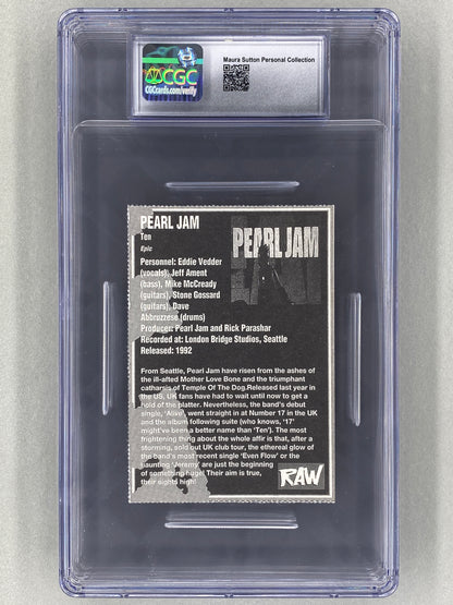 1992 RAW Magazine Pearl Jam (UK) CGC 9 Pop 1 (Music)