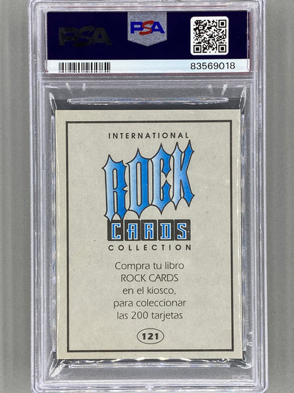 1994 Ultra Figus #121 Nikki Sixx Intl Rock Cards Motley Crue PSA 8 Pop 1 (Music)