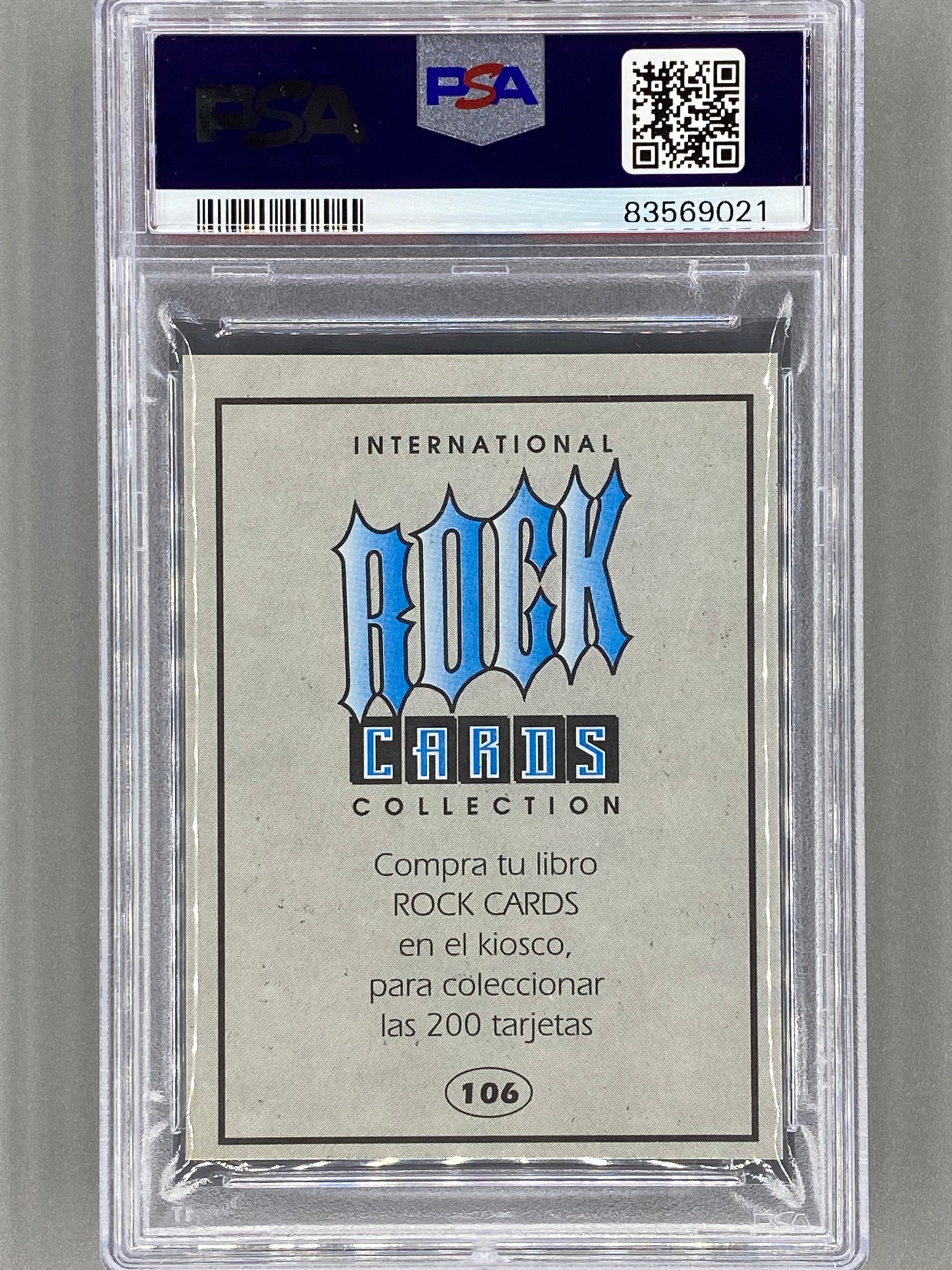 1994 Ultra Figus #106 Def Leppard Intl Rock Cards Collection PSA 7 Pop 1 (Music)