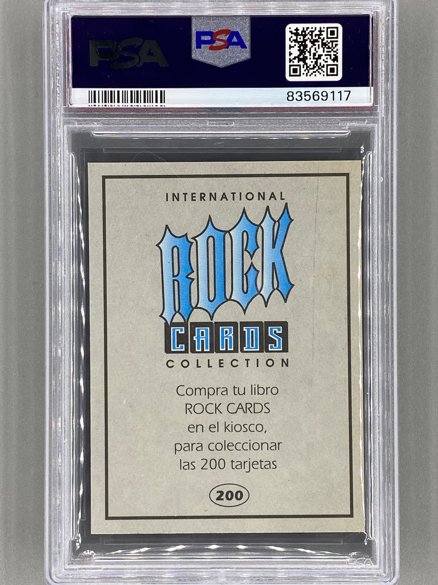 1994 Ultra Figus #200 Tina Turner Intl Rock Cards PSA 8 Pop 1 (Music)