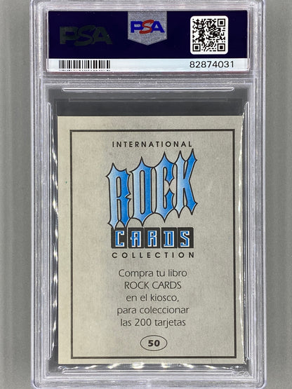 1994 Ultra Figus #50 Ian Lemmy Kilmister Intl Rock Cards Motorhead PSA 8 Pop 1 (Music)