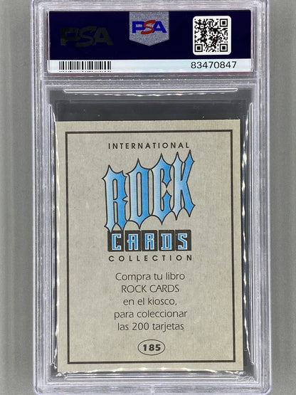 1994 Ultra Figus #185 Bono Intl Rock Cards U2 PSA 8 Pop 1 (Music)